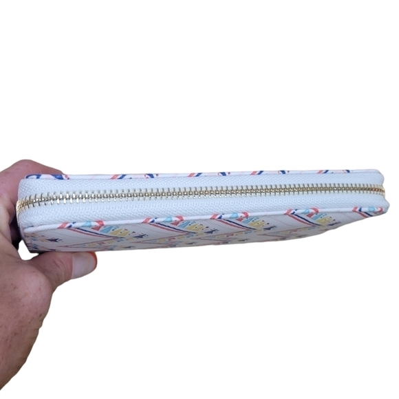 Riah Chevron Zip Around Wallet - Picture 4 of 6